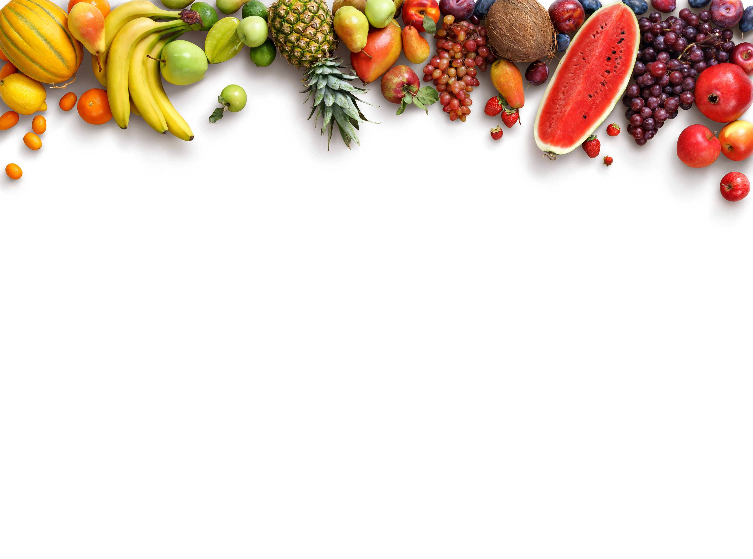 Healthy fruits background.
